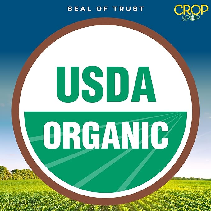 CROP BY POP - Organic Raw Brazil Nuts (16 Oz - 1 LB) Packed Fresh in Resealable Bag - USDA Organic, Non GMO - Naturally Grown, Vegan, Kosher