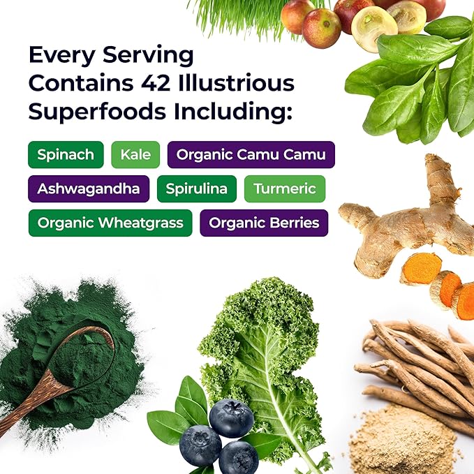 Paradise Herbs, ORAC Energy, Superfood Capsules, Includes Over 42 Organic & Wild-Crafted Ingredients, Probiotics & Enzymes, 120 Count