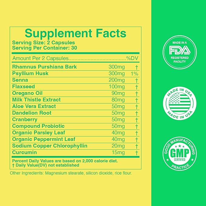 Colon Detox Cleanse | Beyond 14 Day Cleanses | Herbal Intestinal Cleanse & Constipation Relief Capsules with RenewElixir™ 10-in-1 Herbs & Probiotics for Gut Health, Bloating & Weight Support