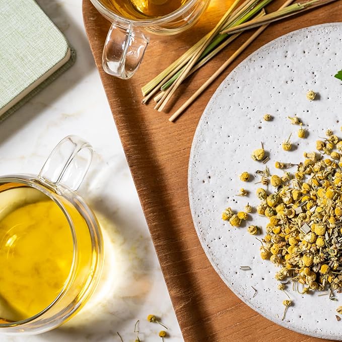 Rishi Tea Chamomile Medley Herbal Tea - Organic, Caffeine Free Sachet Tea Bags, Sleep Friendly Calming Chamomile Flowers with Lemon Verbena & Mint - 15 Count (Pack of 6)