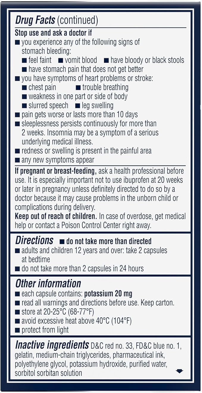 Advil PM Liqui-Gels Minis, 80 Liquid Filled Capsules