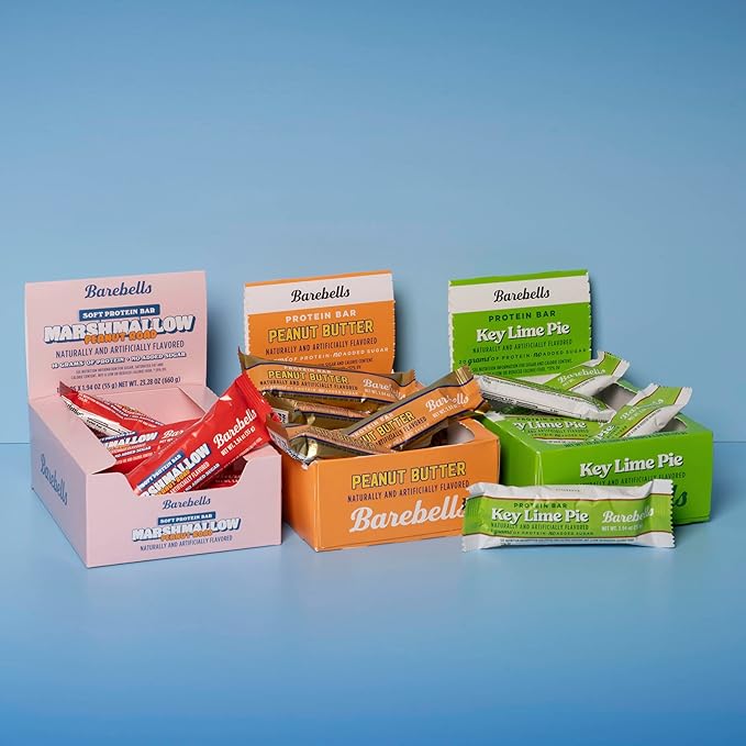 Barebells New On The Block Bundle (3 Mix Pack) – 36 Total Bars, High Protein Snacks, with 16g and 20g Protein & No Added Sugar – On-the-Go Breakfast or Post-Workout Treat