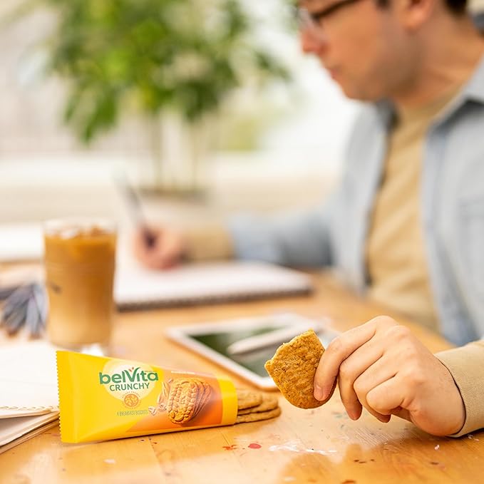 belVita Breakfast Bars Biscuits Variety Pack, 4 Flavors, 30 Total Packs, 6 Boxes (4 Biscuits Per Pack)