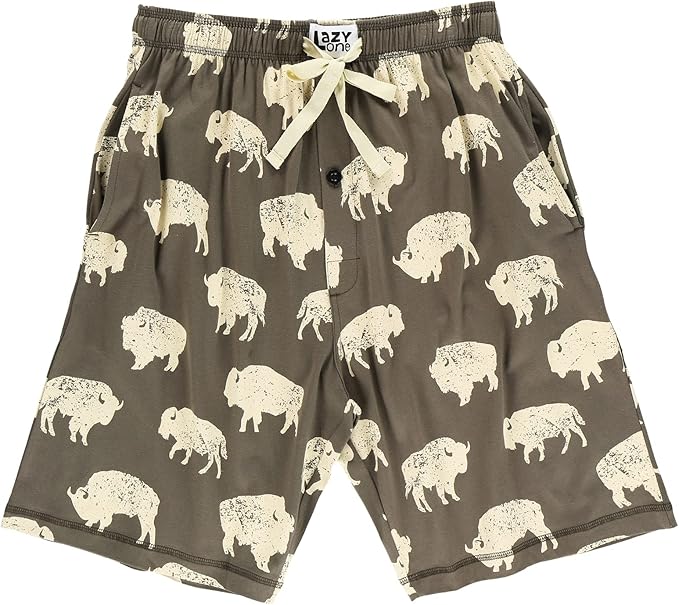 Lazy One Pajama Shorts for Men, Men's Pajama Bottoms, Sleepwear