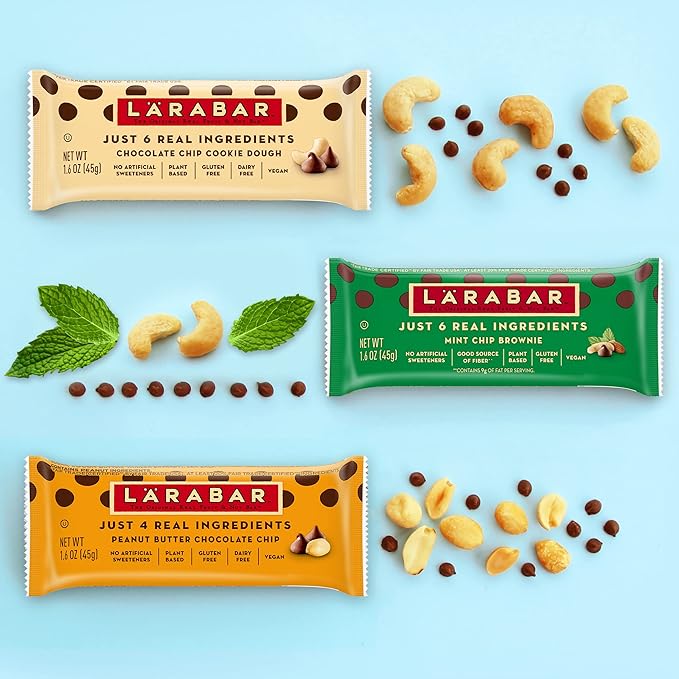 Larabar Peanut Butter Cookie, Gluten Free Vegan Fruit & Nut Bar, 16 Ct, 27.2 OZ