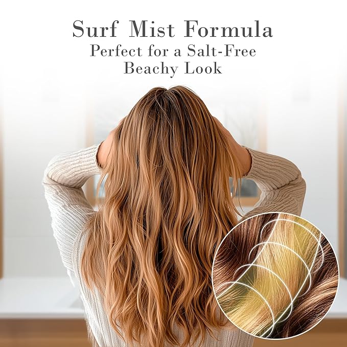 VoCÊ Haircare Natural Surf Mist Texture Spray | Effortless Waves, Light Hold, Vegan, Cruelty-Free & Non-Toxic Haircare with Brazil Nut Oil, Lemon Peel & Pomegranate (8.5 oz | 250 ml)