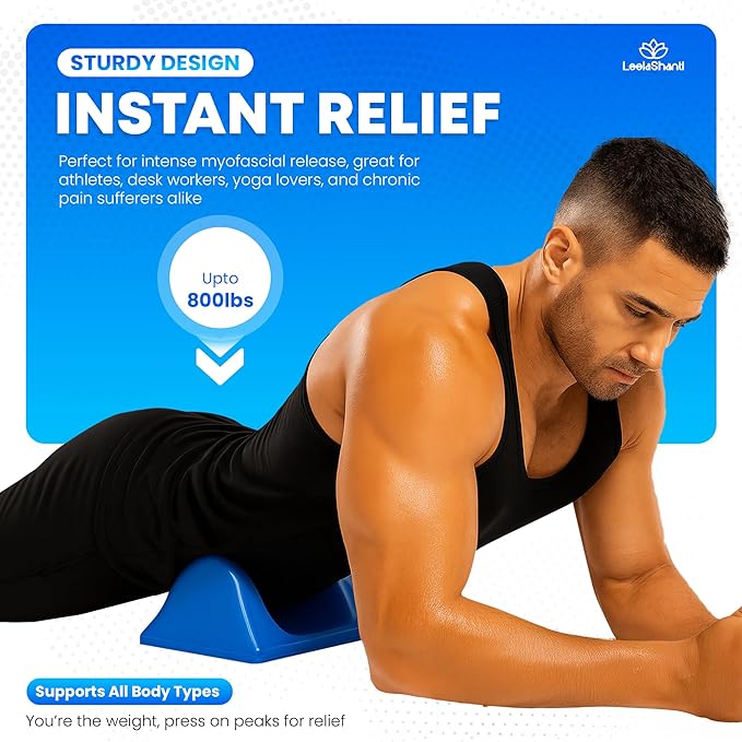 Psoas Release Tool, Hip Hook Psoas Muscle Release Tool, Deep Tissue Hip Massager and Back Stretcher for Hip Flexor and Trigger Point Relief (Blue)