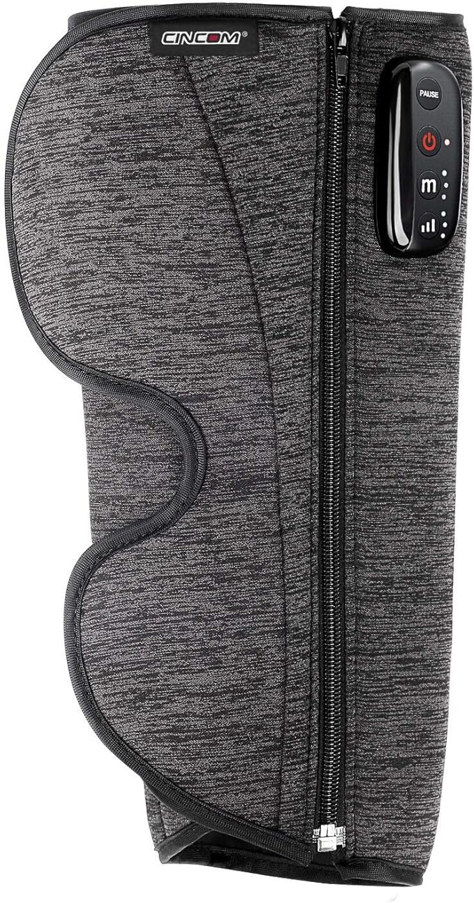 CINCOM Cordless Leg Compression Massager, Wireless Leg Massager for Circulation, Calf Massager for Pain Relief, Edema, Blood Clot, Relax, Fast Recovery