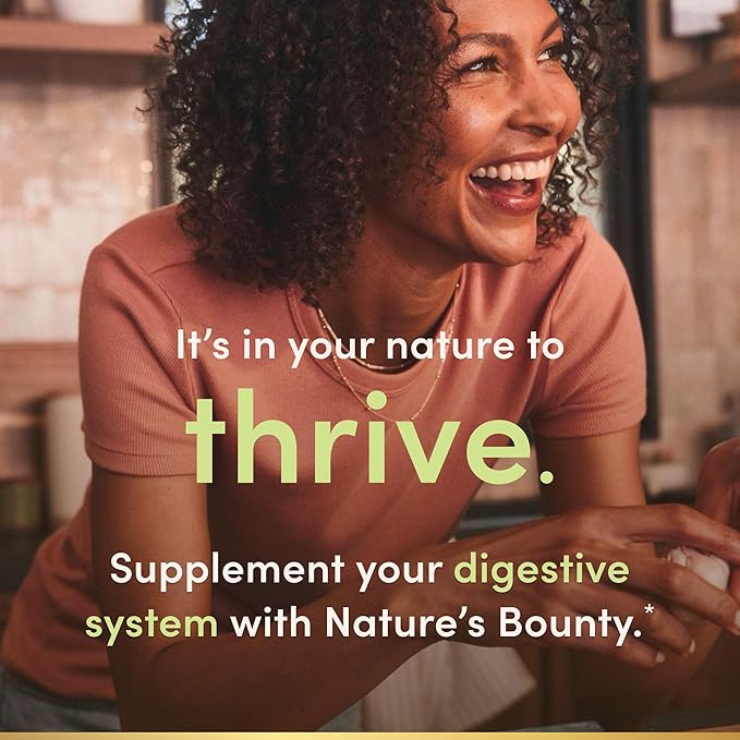 Nature's Bounty Acidophilus Probiotic, Daily Probiotic Supplement, Digestive Health, 200 Tablets, Twin Pack