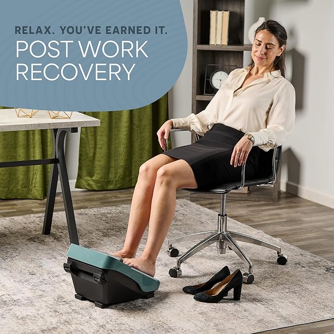 LifePro Foot Massager for Neuropathy - Relaxing Calf and Foot Therapy with Heat Option for Maximum Soothing Relief - Massager for Blood Circulation and Revitalization