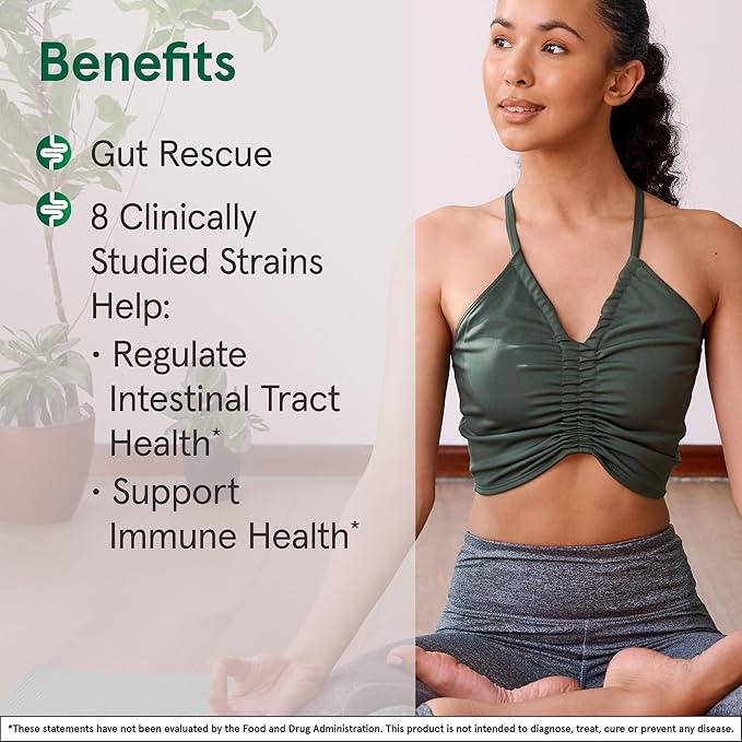 Jarrow Formulas Jarro-Dophilus EPS Probiotics 10 Billion CFU for Intestinal Tract Support, Probiotic Supplement for Gut Health for Women and Men, 120 Veggie Capsules, Up to a 60 Day Supply,Pack of 12
