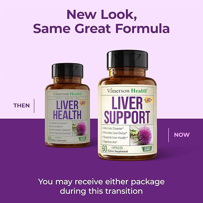 Vegan Milk Thistle Liver Detox – Dandelion Root Supplement with Artichoke Extract for Liver Cleanse Detox & Repair, Enzyme Support, Energy & Healthy Digestion – Herbal Support 40+ – 60 Capsules