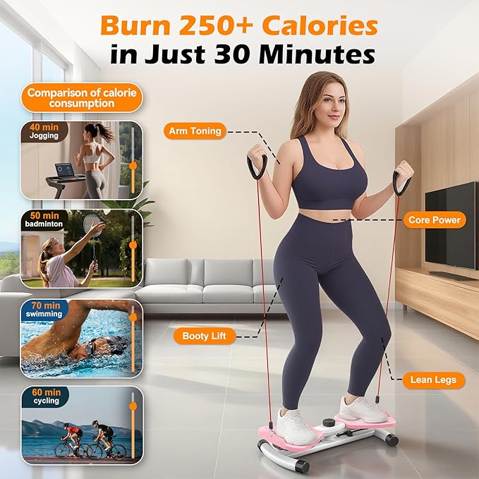 waist twisting machine for Exercise, Ab Twister Board, Core Twister for Women & Home Fitness, twist board for exercise,300 LBS Capacity