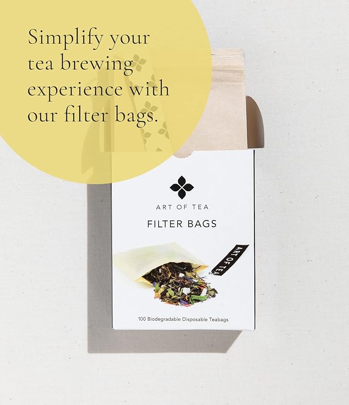 Art of Tea | Organic Happy Tea | Organic Green Tea | 12 Eco Friendly Pyramid Tea Bags Sachet |