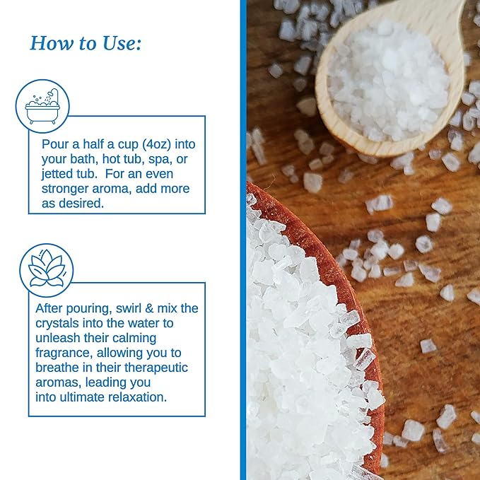 Relax Spa & Bath, Epsom & Dead Sea Salts, Aromatherapy Bath Salts for Hot Tub, Bath, or Spa, Infused with Magnesium, Tropical Rain Scent