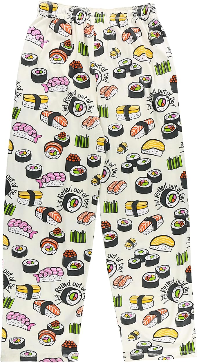Lazy One Funny Ocean Pajama Pants For Men, Men's Separate Bottoms, Lounge Pants, Fishing PJs