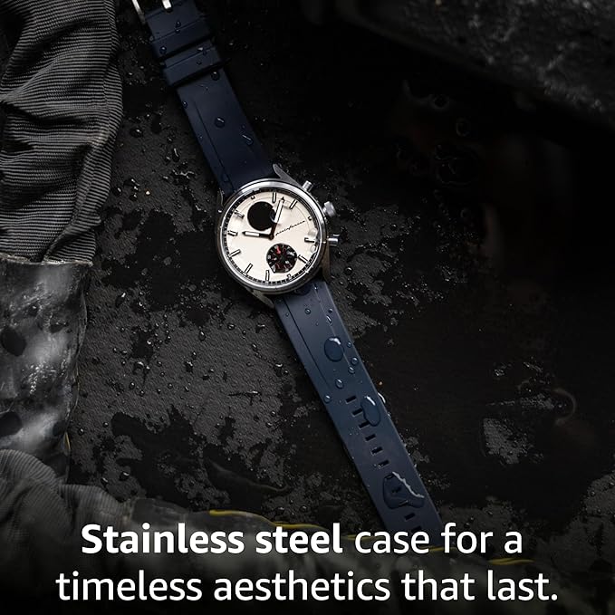 pininfarina Sport Sintesi Smart Watch, Heart Rate Monitoring, Fitness Tracker, FKM Strap, Sleep Monitoring, GPS Tracker, 30-Day Battery Life, Android & Apple Compatible