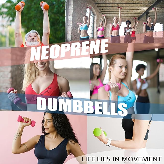 Balelinko Home Gym Equipment Workouts Strength Training Weight Loss Pilates Weights Yoga Sets Weights for Women, Men, Seniors and Youth