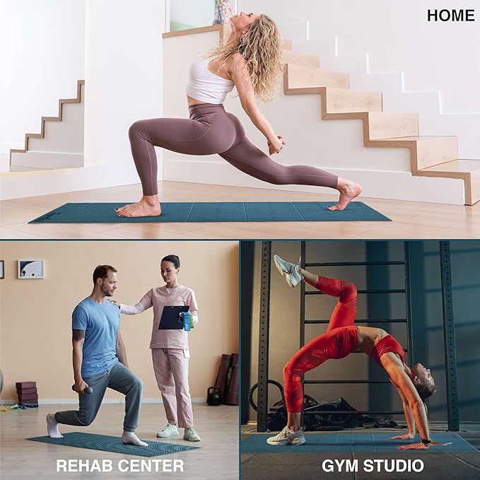 Foldable Yoga Exercise Mat – Lightweight, Anti-Slip, and Easy to Store for Yoga, Pilates, Home Workouts, and Floor Exercises