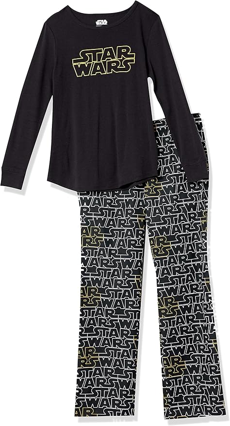 Amazon Essentials Disney | Marvel | Star Wars Women's Flannel Pajama Sleep Sets