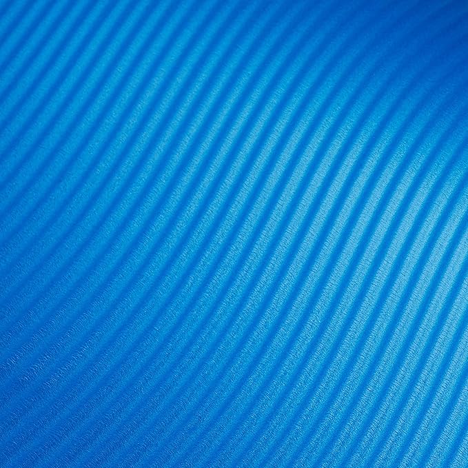 Amazon Basics 1/2 Inch Extra Thick Exercise Yoga Mat with Carrying Strap, Cushioned Support, for Fitness and Gym Workouts