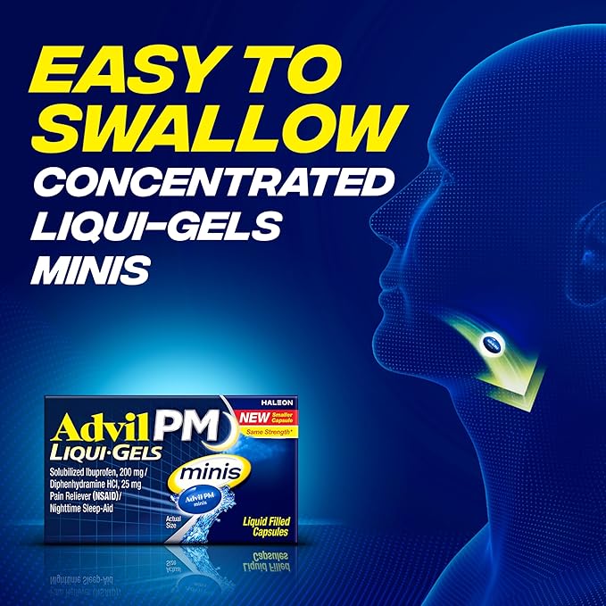 Advil PM Liqui-Gels Minis, 80 Liquid Filled Capsules
