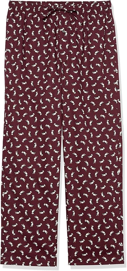 Amazon Essentials Mens Straight-Fit Woven Pajama Pant with Pockets