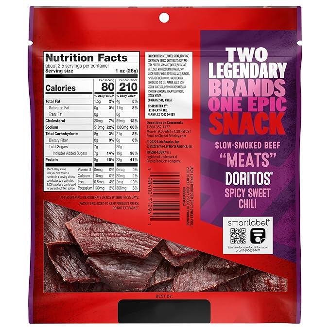 Jack Links Doritos Spicy Sweet Chili 2.65oz