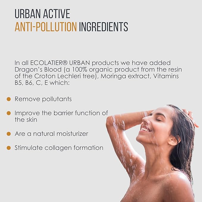 Grapefruit body wash Clementine - 97.5% Natural, Vegan, Cruelty-Free, Refreshing & Moisturizing Body Wash and Natural Shower Gel for All Skin Types, 8.5 Fl Oz by ECOLATIER