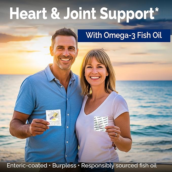 Daily Vitamin Packs for Men & Women – Immune Support with Elderberry, Vitamin C, Zinc & D3 – Multivitamin with Omega-3 for Heart Health, Probiotics, Methyl B12, Biotin, Lutein & Zeaxanthin – Planet 3