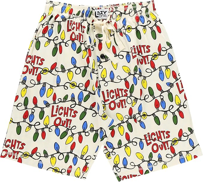 Lazy One Pajama Shorts for Men, Men's Pajama Bottoms, Sleepwear