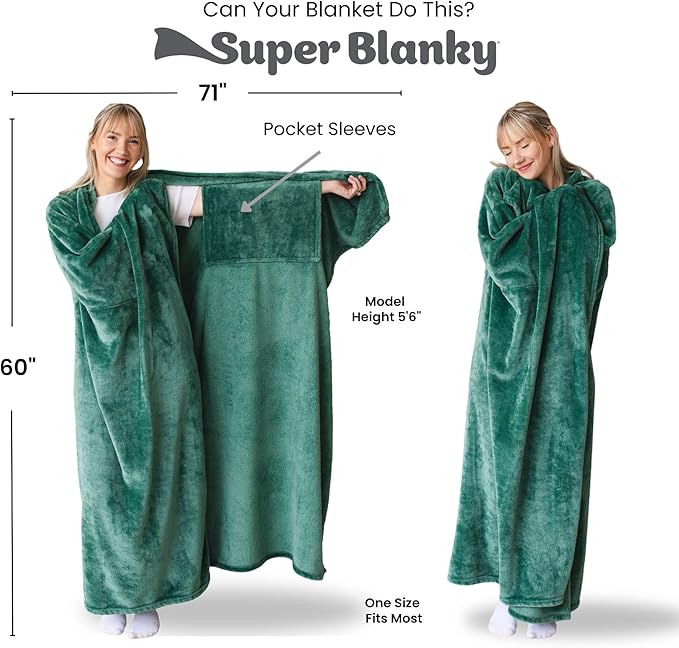 Wearable Blankets for Women, Adult Wearable Blanket Men, Top Christmas Gifts for Women, Wife Birthday Gift Ideas