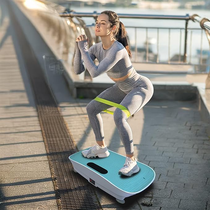 Smart Auto Vibration Plate – 10-Level Silent Shaker Machine for Weight Loss, Toning & Massage | No-Remote Patented Start-Stop, Quiet Motor, 10-Min Auto Workout for Unisex