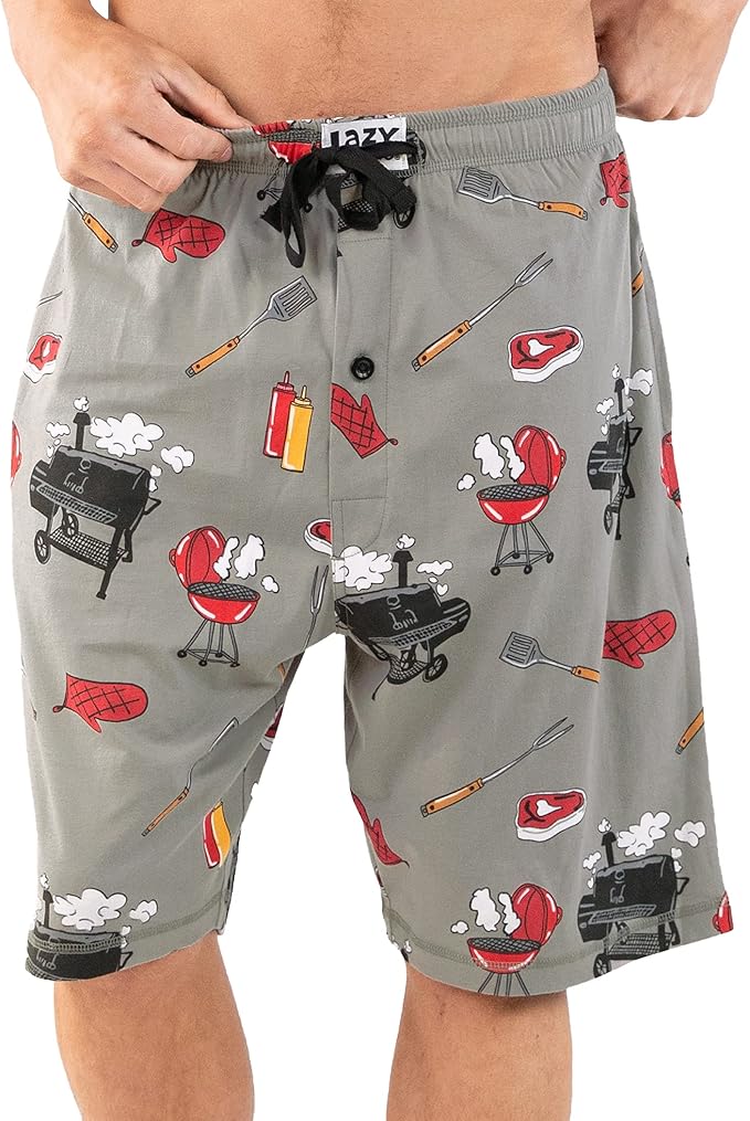 Lazy One Pajama Shorts for Men, Men's Pajama Bottoms, Sleepwear