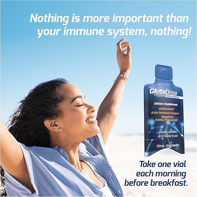 Liquid Glutathione Drops, Lemon Berry Flavored Acerola with Zinc, Daily Vitamin & Mineral Blend, Zero Sugar Formula, 0.34 fl oz, Pack of 15