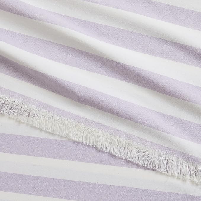 The Good Earth | 4 Pack Oversized Turkish Beach Towel Set Made of 100% Cotton | Luxury Turkish Beach Towels 35" x 78" | Turkish Beach Towels Oversized | Designed in USA | Ancara - Lilac