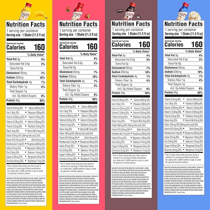 Premier Protein Shakes, 8 Flavor Variety Pack, 30g Protein, 1g Sugar, 24 Vitamins & Minerals, Nutrients to Support Immune Health 11.5 Fl Oz (8 Pack)