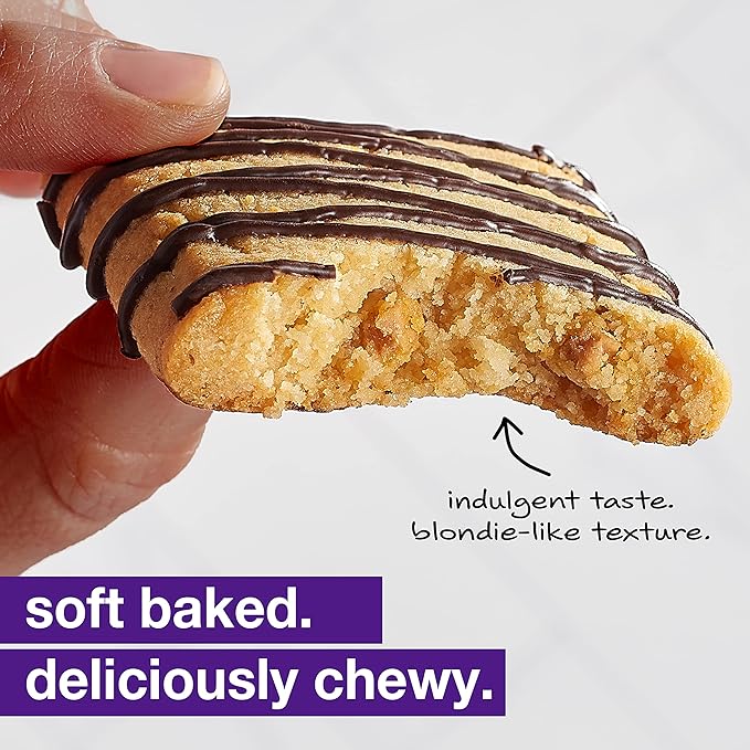 KIND Soft Baked Squares, Variety Pack, Chocolate, Peanut Butter and Salted Caramel, Almond Flour Brownies, Healthy Snack Bars, Gluten Free, 5g Protein, 18 Count