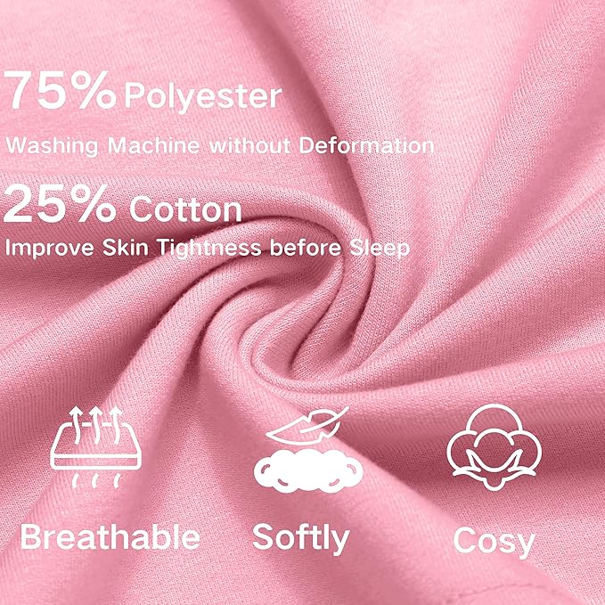 Deyeek 5.5 Inch Mens Pajama Shorts Sleep Cotton Lounge PJ Lightweight Elastic Waist Drawstring Nightwear Bottom with Pockets