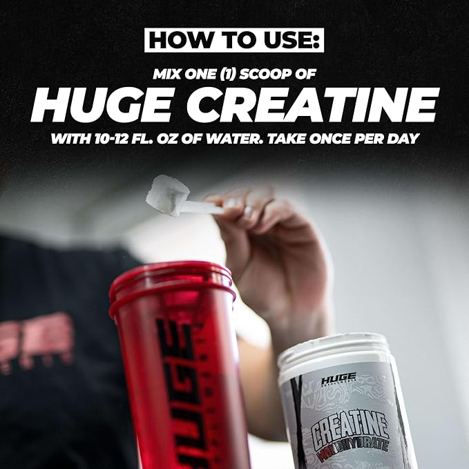 Pure Micronized Creatine Monohydrate Powder - Third Party Tested, 500 Grams, Micronized for Optimal Absorption, Clinically Dosed, No Additives, Unflavored & Easy to Mix (100 Servings)