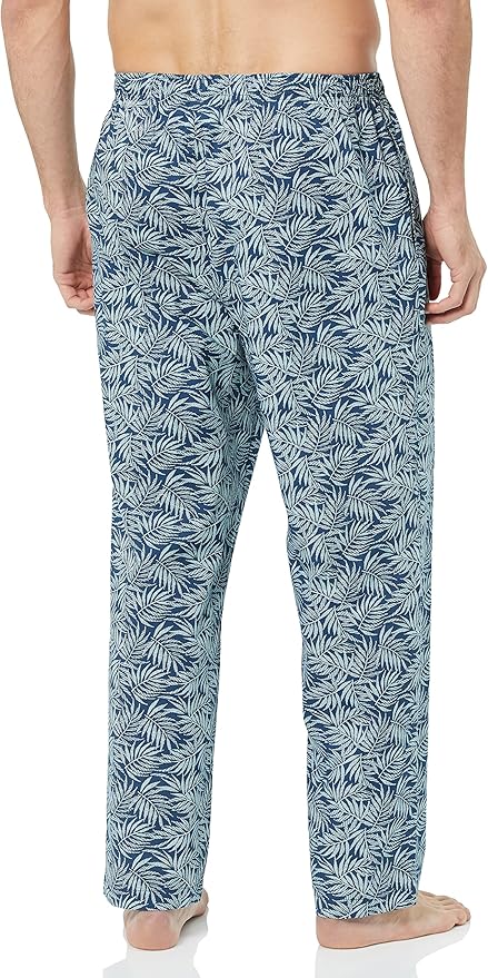 Amazon Essentials Mens Straight-Fit Woven Pajama Pant with Pockets
