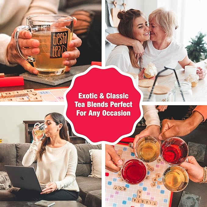 Tiesta Tea - Orange Spice Tea, Loose Leaf, Cinnamon Orange Black Tea, Premium High Caffeine Tea Blend, Make Hot or Iced & Up to 50 Cups, 5 oz Refillable Tin