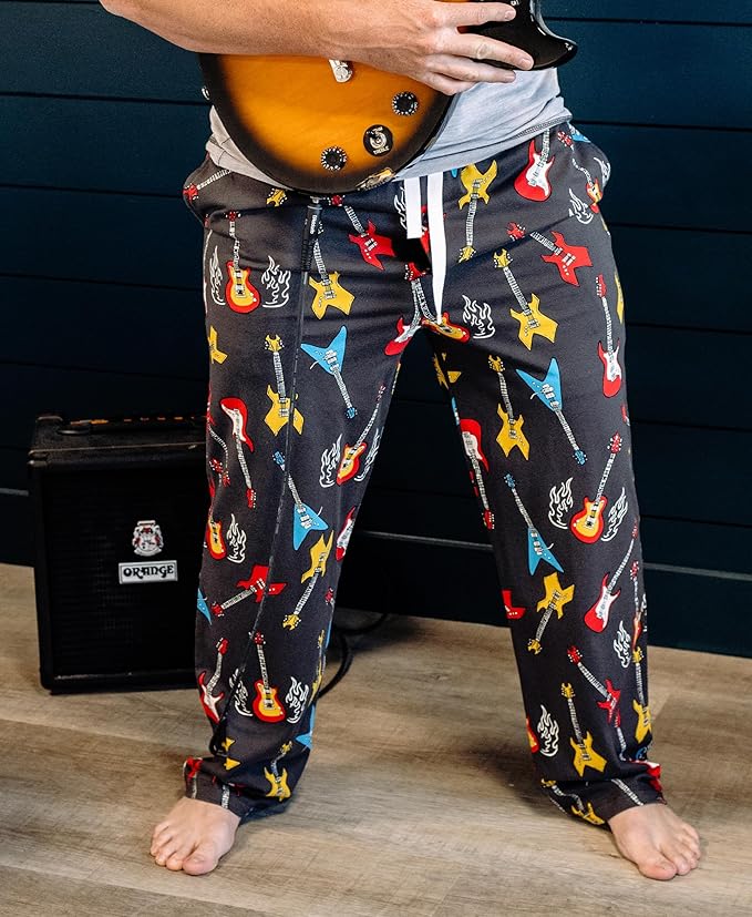 Lazy One Funny Ocean Pajama Pants For Men, Men's Separate Bottoms, Lounge Pants, Fishing PJs