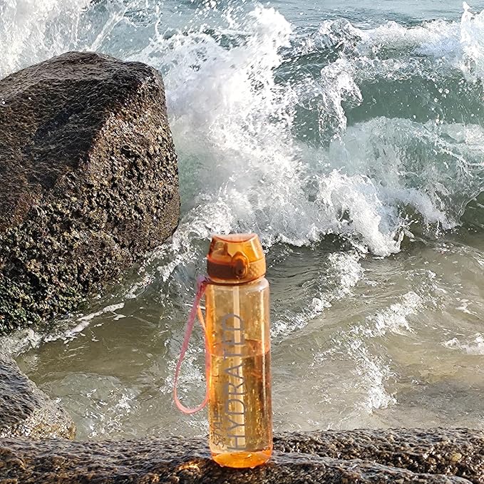 GOPPUS Clear Water Bottle With Straw 32oz Clear Sports Water Bottles Motivational with Time Marker Tritan BPA Free Clea Plastic Water Bottle Wide Mouth for Gym Travel Home School Office