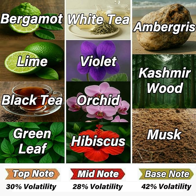 Hotel Collection Diffuser Oil, Westin Inspired Essential Oils for Waterless, Cold Air, Ultrasonic & Reed Diffusers, HVAC, Long-Lasting White Tea Fragrance for Home, Office, Spa - 3.38fl oz/100ml