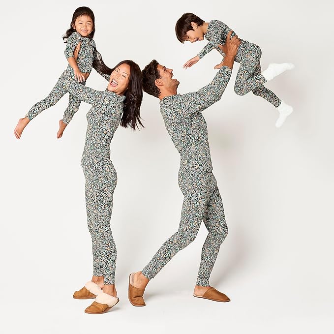 Amazon Essentials Womens Snug-Fit Cotton Sleepwear Pajama Set (Available in Plus Size)