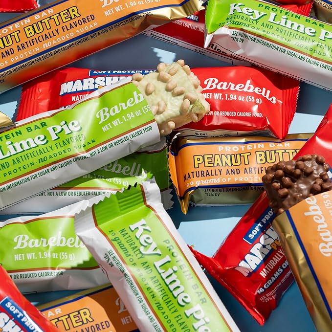 Barebells New On The Block Bundle (3 Mix Pack) – 36 Total Bars, High Protein Snacks, with 16g and 20g Protein & No Added Sugar – On-the-Go Breakfast or Post-Workout Treat