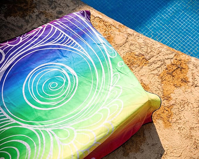 Elite Trend Microfiber Beach Towel - Extra Large 78x35 Inch Sand Free Quick Dry for Travel, Swimming, Pool, Yoga, Hiking, Camping โ Lightweight Fast Drying Microfiber Towel Compact for Adults