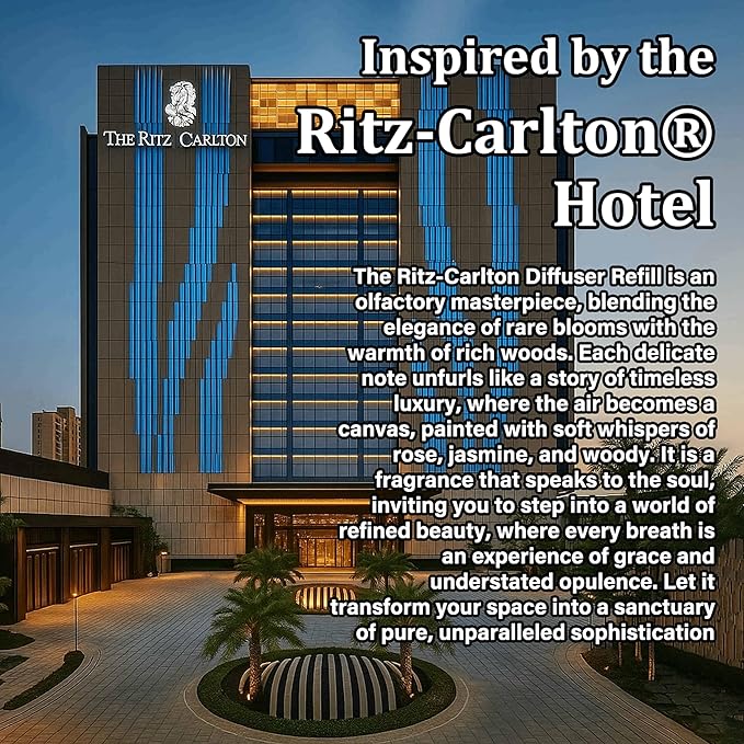 Hotel Collection Diffuser Oil, Ritz-Carlton Inspired Essential Oils for Waterless, Cold Air, Ultrasonic & Reed Diffusers, HVAC, Long-Lasting 5-Star Hotel Fragrance for Home, Office, Spa - 3.38fl oz