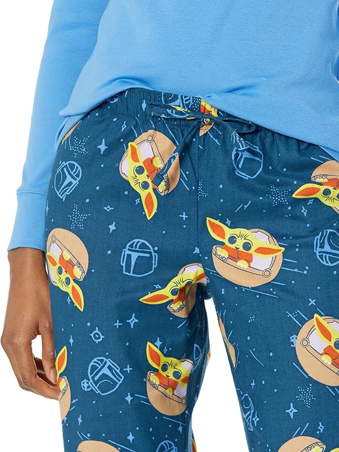 Amazon Essentials Disney | Marvel | Star Wars Women's Flannel Pajama Sleep Sets